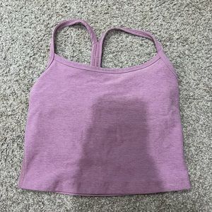 purple athletic tank